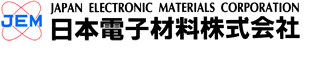 日本電子材料 logo